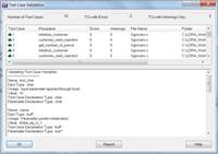 TBrun test case validation