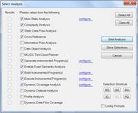 Testbed Select Analysis